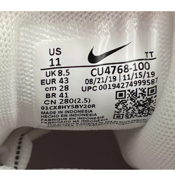 Nike Air Max 270 React Women’s Sneakers CU4768-100 - Picture 5 of 5